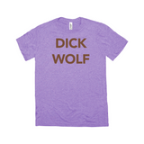-High quality Bella + Canvas tri-blend graphic tee. Made of soft, durable and lightweight (3.8 oz) blend of 50% polyester, 25% combed, ringspun cotton and 25% rayon). Ethically dyed, cut & printed in the USA. funny mens tee law and order meme joke tv executive producer furry prowl furries casual wolves sheeps clothing television-Purple Triblend-XXXL (3XL)-