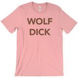 -Unisex style, crew neck, short sleeve Bella + Canvas t-shirt. Made of super soft, combed and ring-spun cotton. Ethically dyed, cut and printed in the USA. funny mens tee law and order meme joke tv executive producer furry prowl furries casual wolves sheeps clothing television knot-Pink-Extra Small (XS)-