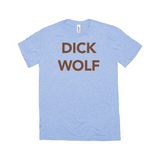-High quality Bella + Canvas tri-blend graphic tee. Made of soft, durable and lightweight (3.8 oz) blend of 50% polyester, 25% combed, ringspun cotton and 25% rayon). Ethically dyed, cut & printed in the USA. funny mens tee law and order meme joke tv executive producer furry prowl furries casual wolves sheeps clothing television-Blue Triblend-Small (S)-