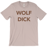 -Unisex style, crew neck, short sleeve Bella + Canvas t-shirt. Made of super soft, combed and ring-spun cotton. Ethically dyed, cut and printed in the USA. funny mens tee law and order meme joke tv executive producer furry prowl furries casual wolves sheeps clothing television knot-Pebble-Extra Small (XS)-