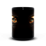 -Whether asserting your expert skills or looking for a gift they'll never see coming... Premium quality 11oz or 15oz black coffee mug. High quality, durable ceramic. funny crafty caffeinated ninjas martial arts balaclava martial arts intense eyes sneaky silent deadly assassin code warrior office computer ninja cup -