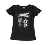 -Women (Fitted)-Black-S-