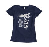 -Women (Fitted)-Navy-S-