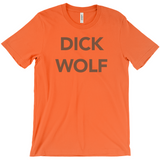 -Unisex style, crew neck, short sleeve Bella + Canvas t-shirt. Made of super soft, combed and ring-spun cotton. Ethically dyed, cut and printed in the USA. funny mens tee law and order meme joke tv executive producer furry prowl furries casual wolves sheeps clothing television solar opposites-Orange-Extra Small (XS)-