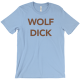 -Unisex style, crew neck, short sleeve Bella + Canvas t-shirt. Made of super soft, combed and ring-spun cotton. Ethically dyed, cut and printed in the USA. funny mens tee law and order meme joke tv executive producer furry prowl furries casual wolves sheeps clothing television knot-Baby Blue-Extra Small (XS)-