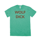 -High quality Bella + Canvas tri-blend graphic tee. Made of soft, durable and lightweight (3.8 oz) blend of 50% polyester, 25% combed, ringspun cotton, 25% rayon). Ethically dyed, cut & printed in the USA funny mens tee law and order meme joke tv executive producer furry prowl furries casual wolves sheeps clothing knot-Grass Green Triblend-Extra Small (XS)-