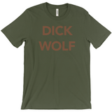 -Unisex style, crew neck, short sleeve Bella + Canvas t-shirt. Made of super soft, combed and ring-spun cotton. Ethically dyed, cut and printed in the USA. funny mens tee law and order meme joke tv executive producer furry prowl furries casual wolves sheeps clothing television solar opposites-Military Green-Extra Small (XS)-