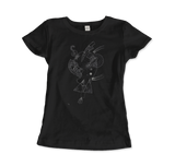 -Women (Fitted)-Black-S-