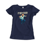 -Women (Fitted)-Navy-S-