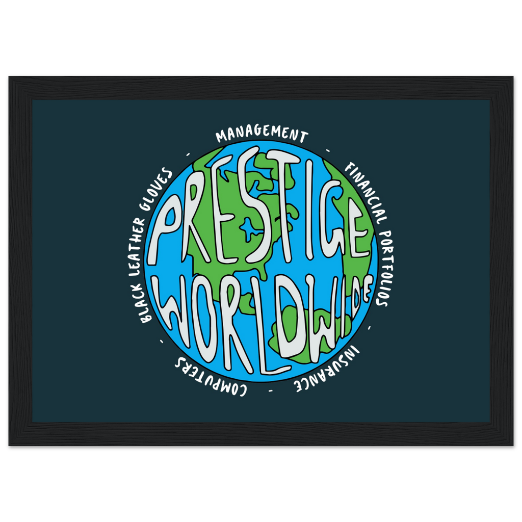 -Matte-8 x 12″ (21 x 29.7cm)-Black-