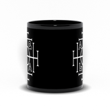-Premium quality mug in your choice of 11oz or 15oz. High quality, durable ceramic. Dishwasher and microwave safe. Hand washing recommended to help prevent fading. This item is made-to-order & typically ships in 2-3 business days. AGLA kabbalah prosperity wealth success charm magick symbol sigil coffee mug tea cup -