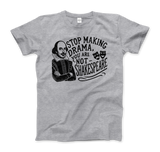 -Men (Unisex)-Heather Grey-S-