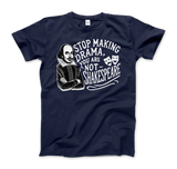 -Men (Unisex)-Navy-M-