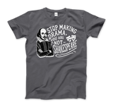 -Men (Unisex)-Charcoal-S-