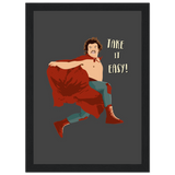 -Matte-8 x 12″ (21 x 29.7cm)-Black-