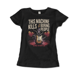 -Women (Fitted)-Black-S-