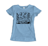 -Women (Fitted)-Light Blue-M-