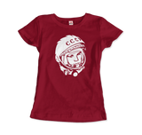 -Women (Fitted)-Dark Red-S-