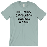 -Unisex/mens style Bella & Canvas crew neck t-shirt. Classic fit, combed ing-spun cotton. Ethical & ecological production. Made-to-order, shipped from the USA. Feminist Women's Rights Equality George Carlin Quote abortion is healthcare SCROTUS Roe v Wade Persist Resist Protest VOTE pro-choice Bans Off My Body My Choice-Dusty Blue-S-