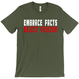 -Airlume combed and ring-spun cotton Unisex t-shirt. Made-to-order & shipped from the USA. American democracy resist united anti-fascist antifa protest authoritarian GOP democrat republican independent science facts matter trump desantis florida united states save education womens rights transgender reproductive vote-Unisex-XS-Military Green-