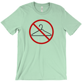 -Classic fit mens/unisex style Bella & Canvas t-shirt. supreme quality combed ringspun cotton, Socially, ethically and environmentally responsible production. Shipped from USA. Women's Rights Equality Healthcare We Will Not Go Back RESIST PERSIST March Protest Vote Bans Off My Body Roe v Wade Pro-Choice Abortion Rights-Mint Green-S-