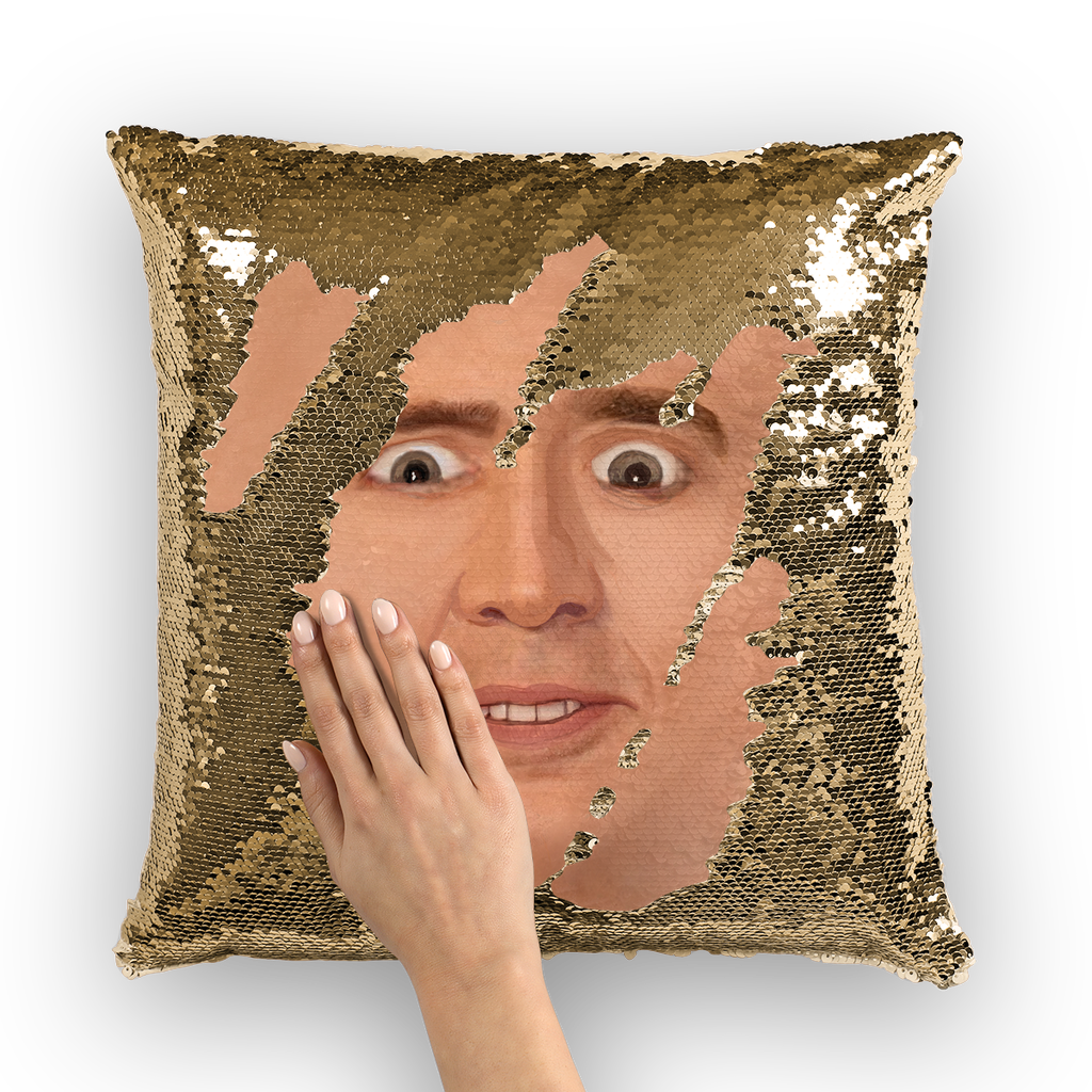 -Gold / White-Pillow w/Cover-