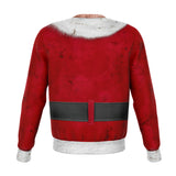 -Funny all-over-print unisex sweatshirt made of soft and comfortable cotton/polyester/spandex blend with brushed fleece interior. Each panel is individually printed, cut and sewn to ensure a flawless graphic that won't crack or peel. Mens womens Christmas all over print AOP novelty joke naughty humor xmas jumper costume-