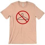 -Classic fit mens/unisex style Bella & Canvas t-shirt. supreme quality combed ringspun cotton, Socially, ethically and environmentally responsible production. Shipped from USA. Women's Rights Equality Healthcare We Will Not Go Back RESIST PERSIST March Protest Vote Bans Off My Body Roe v Wade Pro-Choice Abortion Rights-Heather Peach-S-