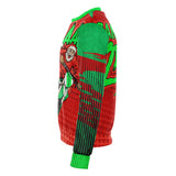 BRAAAP! Motorbike Santa Sweatshirt, Ugly Sweater All-Over-Print Jumper-Braap Braaap! Motorbike Santa AOP Ugly Sweater Christmas Jumper. This sweatshirt is crafted from a premium cotton, polyester and spandex blend for extreme softness. Free Shipping Worldwide. Motocross Biker Moto Holiday Motorsport Racing Sports Gift-