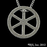 Kingkiller Chronicle TEHLU'S IRON WHEEL Necklace, Official Rothfuss -