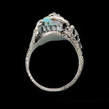 THE HOBBIT Smaug the Dragon and Arkenstone Ring-Officially licensed JRR Tolkien's The Hobbit Smaug the Dragon with Arkenstone Ring. Handcrafted in the USA of .925 Sterling Silver with crystal Arkenstone. Available in US ring sizes 4-20. New in box with COA. Fine silver fantasy jewelry artisan made in the USA. LOTR Lord of the Rings mens womens unisex gift-
