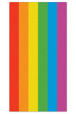 Rainbow Striped Floor Mat / Hall Runner, Colorful Event Party Decor-Convention quality low profile, thin style floor mat. Durable non-woven polyester fiber top, non-slip rubber backing. Easy to trim. Customization and other sizes by request. Ships from the USA. Classic LGBTQIA LGBTQX LGBT gay pride rainbow stripe secondary flooring event walkway display decor.-60" x 120"-Does Not Apply