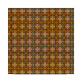 OVERLOOK BALLROOM Floormat / Hall Runner Retro Geometric Hotel Pattern-Convention quality low profile, thin style floor mat. Durable non-woven polyester fiber top, non-slip rubber backing. Easily trimmed to fit a particular area. Customization and other sizes by request. Ships from the USA. Retro shining gold geometric horror hotel ballroom secondary flooring event walkway display decor.-60 x 60 inches-