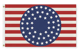 Watchmen 51 Star USA Flag, Custom Cosplay Photo Prop Replica Banner-High quality, professionally printed polyester banner pole flag in your choice of size and style - single or double sided with either grommets or pole pocket. 2x1 / 1x2 ft, 3x2 / 2x3 ft, 3x5 / 5x3 ft or custom size. Fully customizable on request Watchmen Universe 51 Star USA American flag photo prop replica pole banner-5 ft x 3 ft-Standard-Grommets-Does Not Apply