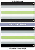 Agender Pride Flag - 3x2 5x3 2x1 or Custom LGBTQ LGBTQIA LGBTQX Banner-High quality, professionally printed polyester flag in your choice size, 2x1 / 1x2 ft, 3x2 / 2x3 ft, 3x5 / 5x3 ft, or custom - Single or double-sided. Agender Nonbinary Non-Binary Enby LGBTQ LGBTQIA LGBTQX Pride Equality March Protest. -