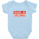 -High quality Rabbit Skins infant snap bodysuit. Solid colors are 100% combed ringspun cotton, heather colors are 90/10 combed ringspun cotton and polyester. Double-needle ribbed bindings, 3 snap closure. Shipped from the USA. Funny one piece unisex baby snapsuit creeper crawler -Light Blue-NB-