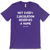 -Unisex/mens style Bella & Canvas crew neck t-shirt. Classic fit, combed ing-spun cotton. Ethical & ecological production. Made-to-order, shipped from the USA. Feminist Women's Rights Equality George Carlin Quote abortion is healthcare SCROTUS Roe v Wade Persist Resist Protest VOTE pro-choice Bans Off My Body My Choice-Purple-S-
