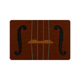 -High quality 23.6 x 15.7in (60x40cm) doormat / floor mat. Professionally printed, durable & colorfast polyester top, non-slip. Indoor / outdoor use. Free Shipping Worldwide. Unique Violin Viola Cello stringed orchestra / symphony instrument door mat. Ideal gift for violinists, violists, cellists, musicians & music teachers.-