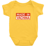 -High quality Rabbit Skins infant snap bodysuit. Solid colors are 100% combed ringspun cotton, heather colors are 90/10 combed ringspun cotton and polyester. Double-needle ribbed bindings, 3 snap closure. Shipped from the USA. Funny one piece unisex baby snapsuit creeper crawler -Yellow-NB-