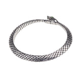 Sophia Serpent Bangle Bracelet, Alchemy Gothic, Classic Ouroboros -