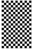 Black and White Checkered Floor Mat / Hallway Runner, Fantasy Event-Convention quality low profile, thin style floor mat. Durable non-woven polyester fiber top, non-slip rubber backing. Easily trimmed to fit a particular area. Made-to-order, shipped from the USA. Red and black twin Zig Zag home decor secondary flooring event walkway temporary haunted house peaks chevron lodge pattern-60" x 120"-Does Not Apply