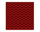 RED LODGE Chevron Floor Mat / Hall Runner, Peaks Twin ZigZag Pattern-Convention quality low profile, thin style floor mat. Durable non-woven polyester fiber top, non-slip rubber backing. Easily trimmed to fit a particular area. Made-to-order, shipped from the USA. Red and black twin Zig Zag home decor secondary flooring event walkway temporary haunted house peaks chevron lodge pattern-