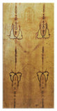 SHROUD OF TURIN Bath or Beach Towels, Unique GIft-Shroud of Turin Beach Towel (35 x 70 in) or Bath Towel (30 x 60 in) Colorfast printed polyester top with white, cotton bottom. Ships from USA. jesus christ christian holy relic burial shroud fact fake hoax history simpsons funny weird catholic gothic death beach bathroom unique unusual flanders christmas easter gift-Beach Towel-Original-