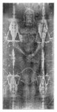 SHROUD OF TURIN Bath or Beach Towels, Unique GIft-Shroud of Turin Beach Towel (35 x 70 in) or Bath Towel (30 x 60 in) Colorfast printed polyester top with white, cotton bottom. Ships from USA. jesus christ christian holy relic burial shroud fact fake hoax history simpsons funny weird catholic gothic death beach bathroom unique unusual flanders christmas easter gift-