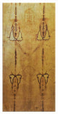 SHROUD OF TURIN Bath or Beach Towels, Unique GIft-Shroud of Turin Beach Towel (35 x 70 in) or Bath Towel (30 x 60 in) Colorfast printed polyester top with white, cotton bottom. Ships from USA. jesus christ christian holy relic burial shroud fact fake hoax history simpsons funny weird catholic gothic death beach bathroom unique unusual flanders christmas easter gift-