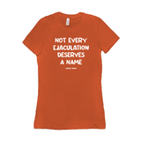 -Women's style Bella & Canvas crew neck t-shirt. Slim fit, combed ing-spun cotton. Ethical & ecological production. Made-to-order, shipped from the USA. Feminist Women's Rights Equality George Carlin Quote abortion is healthcare SCROTUS Roe v Wade Persist Resist Protest VOTE pro-choice Bans Off My Body My Choice-Orange-S-