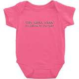 -High quality Rabbit Skins infant snap bodysuit. Solid colors are 100% combed ringspun cotton, heather colors are 90/10 combed ringspun cotton and polyester. Double-needle ribbed bindings, 3 snap closure. Shipped from USA. Funny one piece unisex baby snapsuit creeper crawler cats kittens kitty meow purrsonal property-Hot Pink-NB-
