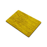 Yellow Brick Road Doormat - Unique Fantasy Welcome Mat-High quality 23.6 x 15.7in (60x40cm) doormat / floor mat. Professionally printed, durable & colorfast non-woven polyester fiber top, non-slip bottom. Indoor / outdoor use. Free Shipping Worldwide. Wizard of Oz inspired Yellow Brick Road door mat. There's No Place Like Home! Fantasy home decor housewarming gift. -