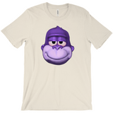 -Retro Y2K fashion hiphop streetwear purple swag high ape bonzi 420 great grape gorilla windows98 2000 internet meme spyware virus 1990s 90s funny stoner millennium icon bonzai viral Comfortable mens/unisex style Bella & Canvas t-shirt. Quality combed ring-spun cotton with a classic fit, crew neck & short sleeves. -Natural-S-