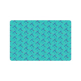 Classic Retro PDX Carpet Pattern Doormat - Brand New, Free Shipping-High quality 23.6 x 15.7in (60x40cm) doormat / floor mat. Professionally printed, durable & colorfast non-woven polyester fiber top, non-slip bottom. Indoor / outdoor use. Free Shipping Worldwide. Classic retro PDX Portland Oregon airport carpet pattern door mat. Great kitsch vintage Americana travel gift. -